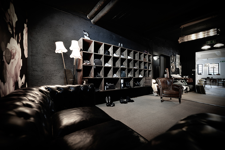 Intérieur de magasin de décoration