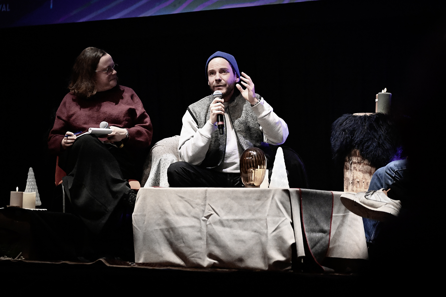 Daniel Brühl Master class de Daniel Brühl à Les Arcs Film Festival