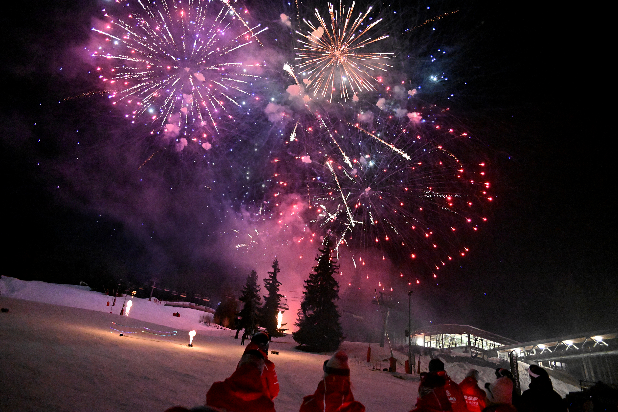 Feu d'artifice à Arc 1800 Photo événementiel